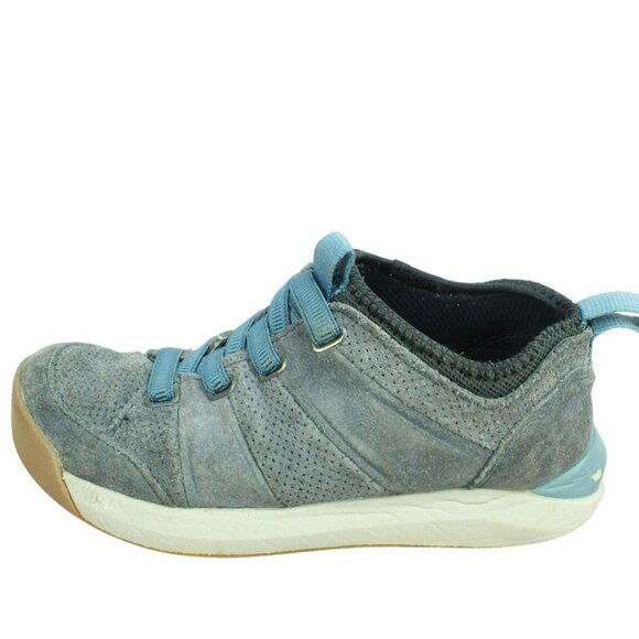 LL Bean Vista Dark Gray Suede Slip On Comfort Hiking Sneaker Shoes Size 6 M - Picture 1 of 9